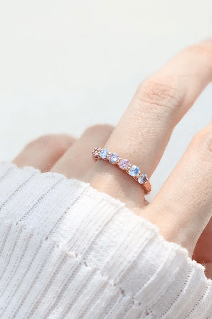 Entwine Eternity Band (Marshmellow) by Elate - Love Estella
