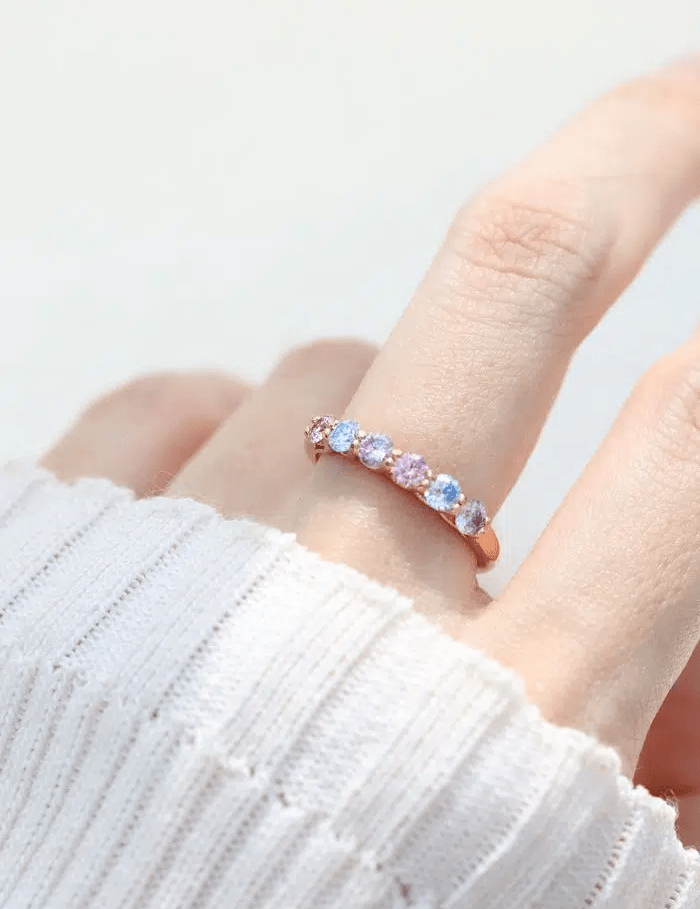 Entwine Eternity Band (Marshmellow) by Elate - Love Estella