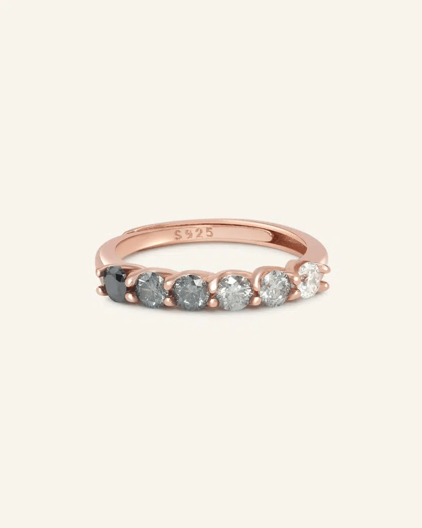 Entwine Eternity Band (Monochrome) by Elate - Love Estella
