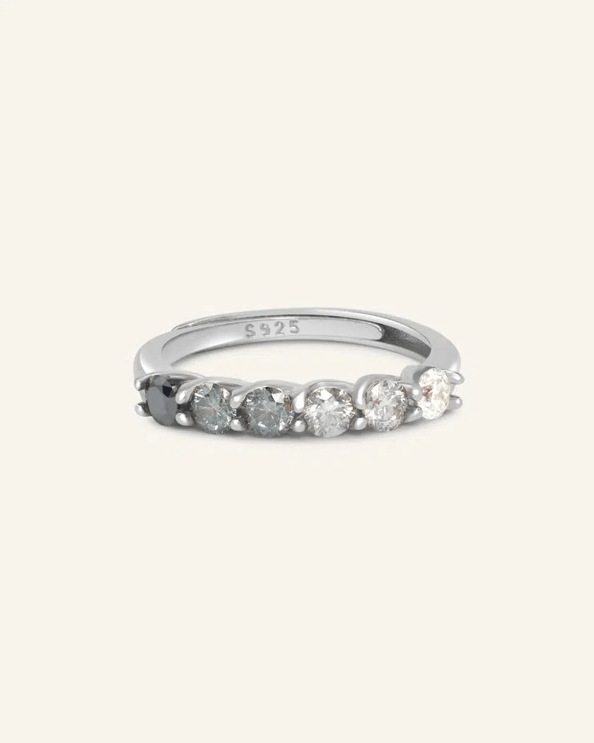 Entwine Eternity Band (Monochrome) by Elate - Love Estella