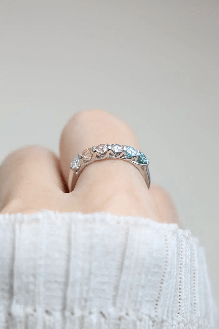 Entwine Eternity Band (Pastel Rainbow) by Elate - Love Estella