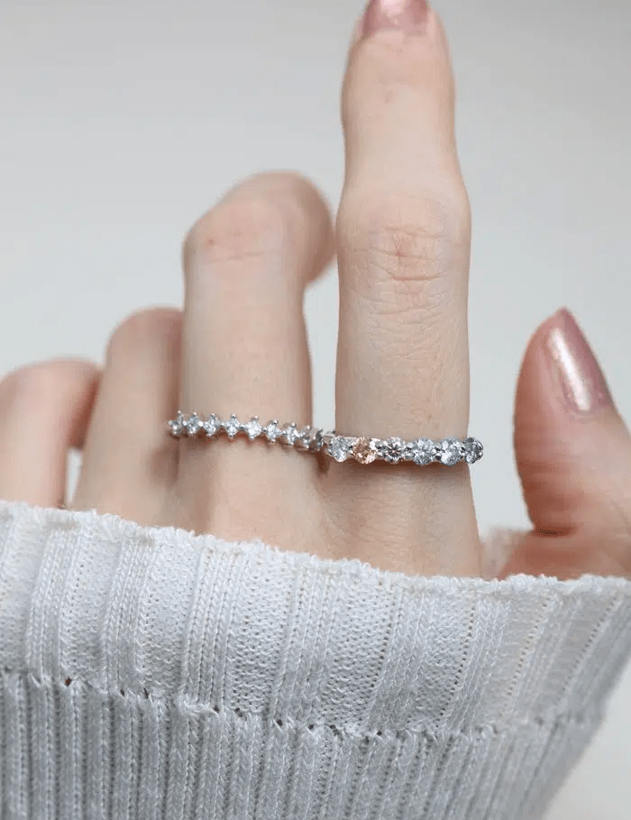 Entwine Eternity Band (Pastel Rainbow) by Elate - Love Estella