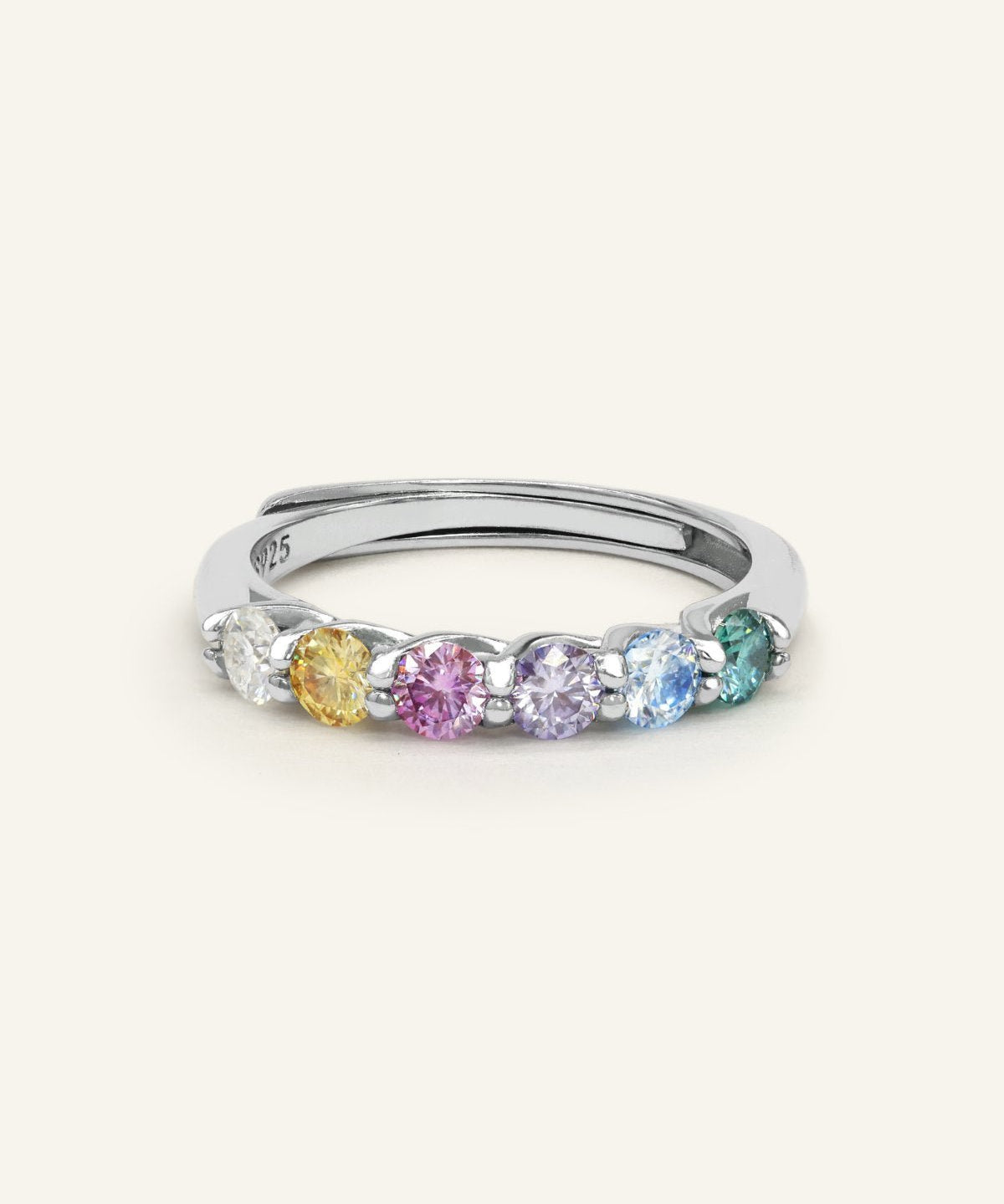 Entwine Eternity Band (Pastel Rainbow) by Elate - Love Estella