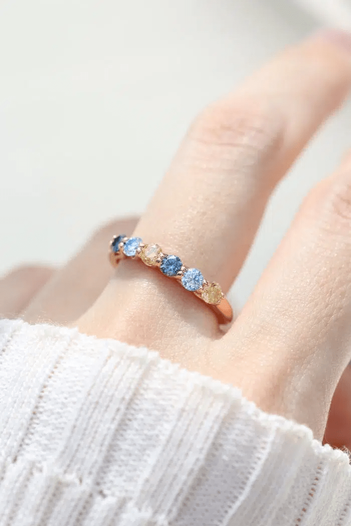Entwine Eternity Band (Starry Night) by Elate - Love Estella
