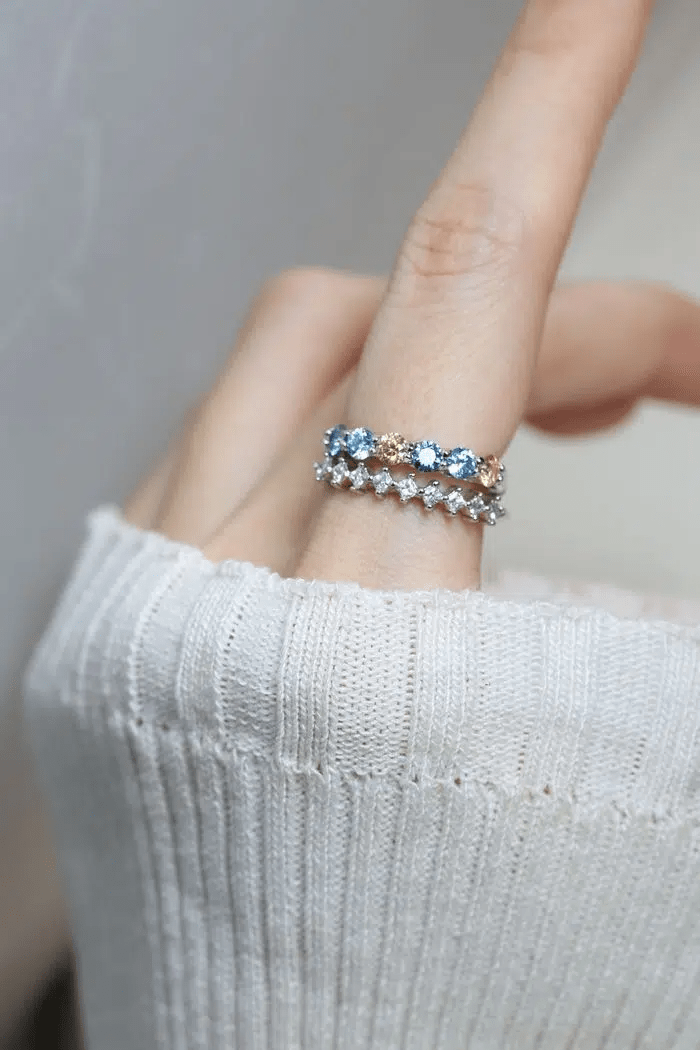 Entwine Eternity Band (Starry Night) by Elate - Love Estella