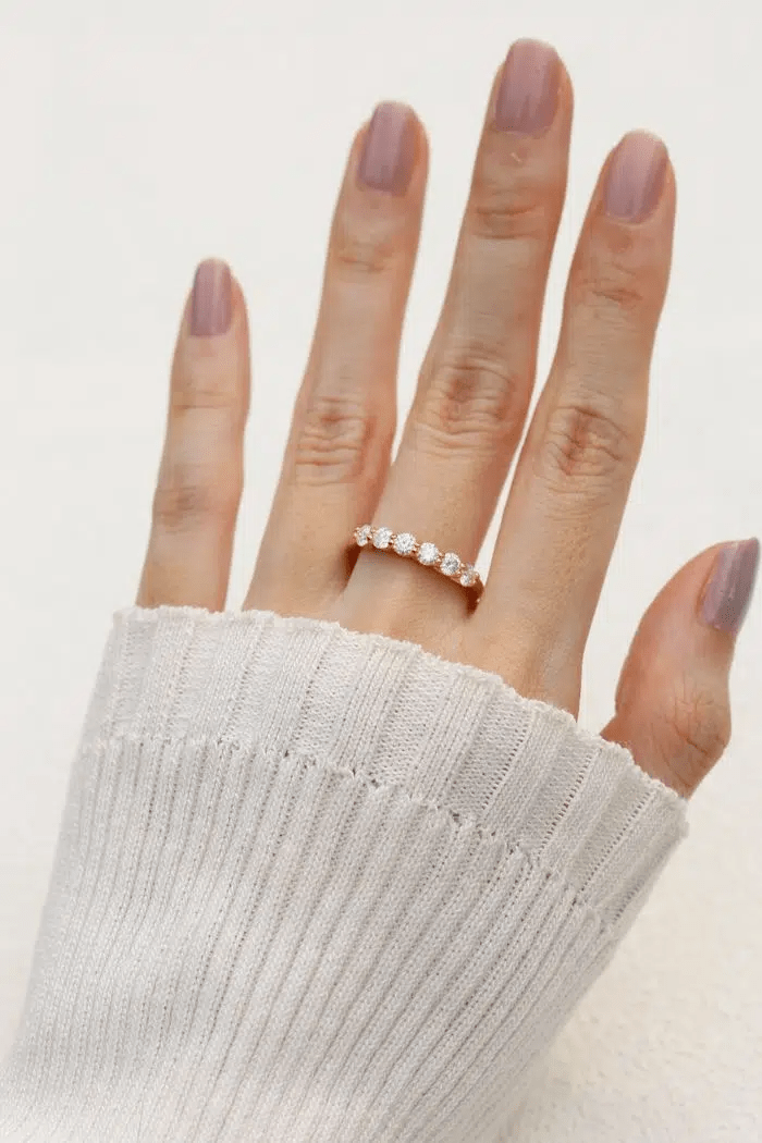 Entwine Eternity Band (White) by Elate - Love Estella