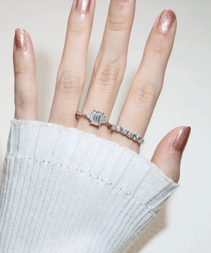 Entwine Eternity Band (White) by Elate - Love Estella