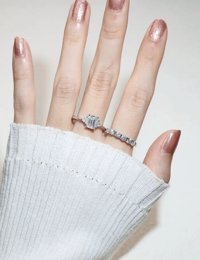 Entwine Eternity Band (White) by Elate - Love Estella