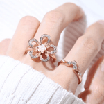 Eternal Rose Shell Ring - Love Estella