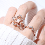 Eternal Rose Shell Ring - Love Estella