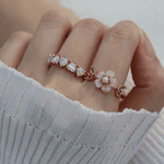 Eternity Heart Moissanite Band (White) by Elate - Love Estella