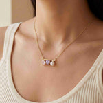Floating Bar Necklace (Lavender) - Love Estella
