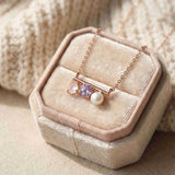 Floating Bar Necklace (Lavender) - Love Estella