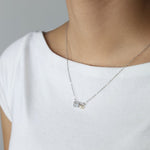Floating Bar Necklace (Pure) - Love Estella