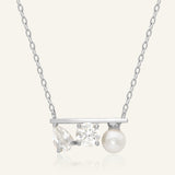 Floating Bar Necklace (Pure) - Love Estella