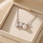 Floating Bar Necklace (Pure) - Love Estella