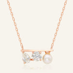 Floating Bar Necklace (Pure) - Love Estella