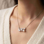 Floating Bar Necklace (Pure) - Love Estella