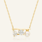 Floating Bar Necklace (Pure) - Love Estella