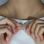 Floating Bar Necklace (Rose) - Love Estella