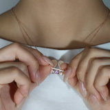 Floating Bar Necklace (Rose) - Love Estella