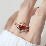 Fortune Cat Ring (Red Agate) - Love Estella