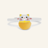 Fortune Cat Ring (Tiger Eye) - Love Estella