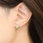 Fortune Cat Studs (Australian Jade) - Love Estella