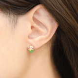 Fortune Cat Studs (Australian Jade) - Love Estella