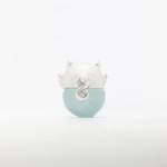 Fortune Cat Studs (Blue Chalcedony) - Love Estella