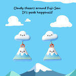Fuji - San Cloud Mother of Pearl Studs - Love Estella