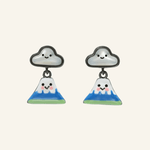 Fuji - San Cloud Mother of Pearl Studs - Love Estella