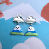 Fuji - San Cloud Mother of Pearl Studs - Love Estella