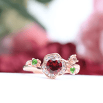 Garnet Rose Ring - Love Estella
