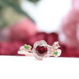 Garnet Rose Ring - Love Estella