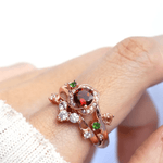 Garnet Rose Ring - Love Estella