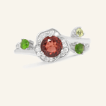 Garnet Rose Ring - Love Estella