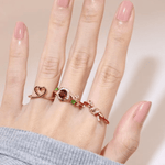 Garnet Rose Ring - Love Estella