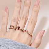 Garnet Rose Ring - Love Estella