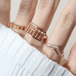 Golden Beads Abacus Ring - Love Estella