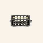 Golden Beads Abacus Ring - Love Estella