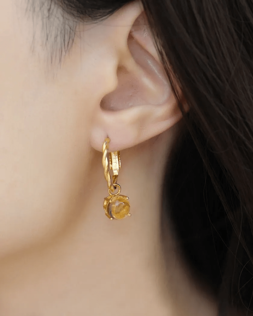 Golden Luck Hoops - Love Estella