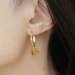 Golden Luck Hoops - Love Estella
