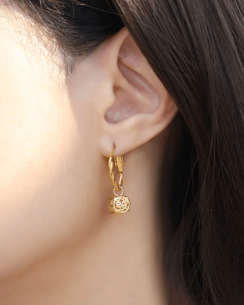 Golden Luck Hoops - Love Estella