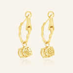 Golden Luck Hoops - Love Estella