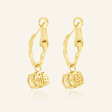 Golden Luck Hoops - Love Estella