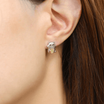 Hamster Mother of Pearl Studs - Love Estella