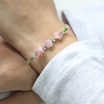 Handcarved Rose Shell Bracelet - Love Estella
