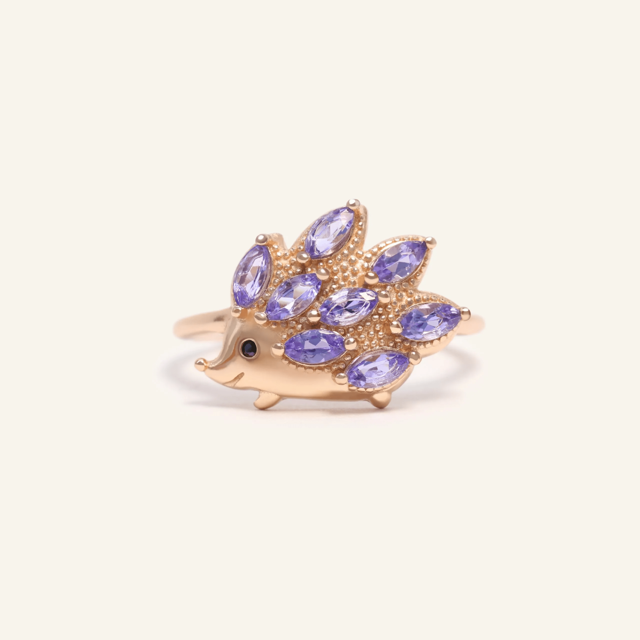 Hedgehog Ring (Tanzanite) - Love Estella