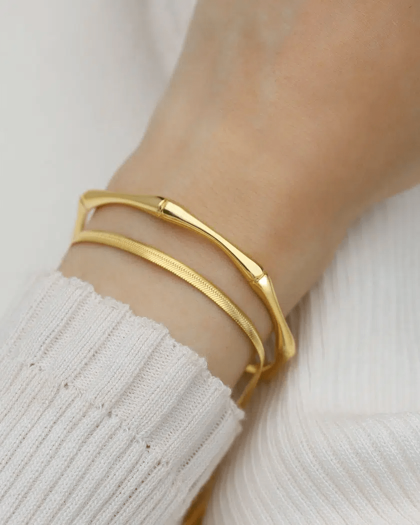 Herringbone Bracelet by Elate - Love Estella